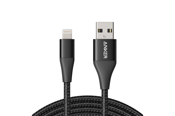 Anker cable lighting power line 90 cm Black